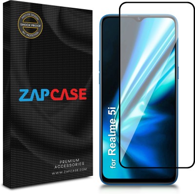 Zapcase Edge To Edge Tempered Glass for Realme 5i(Pack of 1)