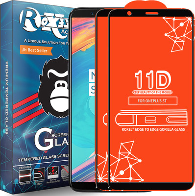 Roxel Edge To Edge Tempered Glass for OnePlus 5T(Pack of 2)