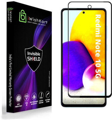 iWishKart Edge To Edge Tempered Glass for Mi Note 10, Mi Note 10 5G, Mi Redmi Note 10, Mi Redmi Note 105G, Military grade Edge to Edge gorilla glass(Pack of 1)