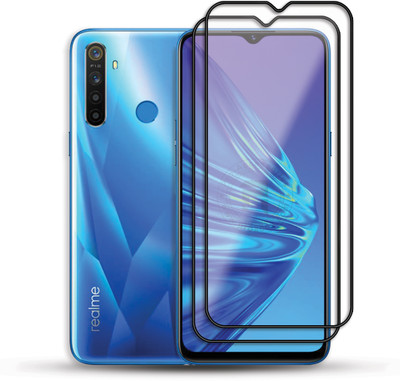 PROACCS Edge To Edge Tempered Glass for REALME 5(Pack of 2)