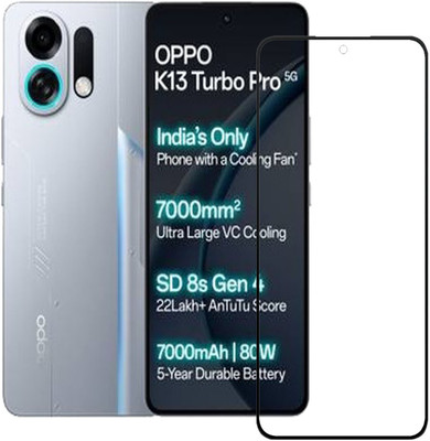 Hyper Edge To Edge Tempered Glass for OPPO K13 Turbo Pro 5G(Pack of 1)