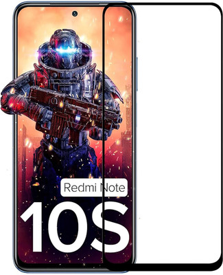 EITANSHA CREATION Edge To Edge Tempered Glass for Redmi Note 10s, Redmi Note 10S(Pack of 1)