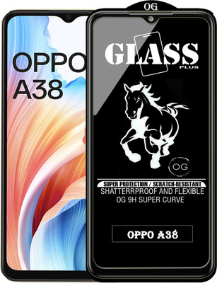 PFOAM Edge To Edge Tempered Glass for OPPO A38(Pack of 1)