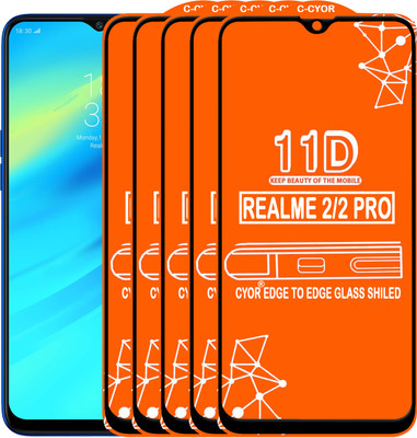 CYOR Edge To Edge Tempered Glass for REDMI K40(Pack of 5)