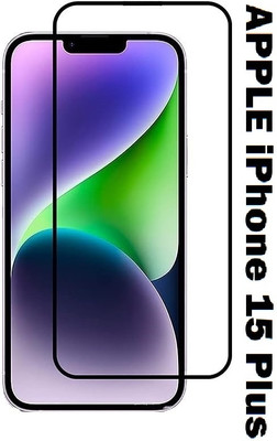 welldesign Edge To Edge Tempered Glass for APPLE iPhone 15 Plus, iPhone 15 Plus(Pack of 1)