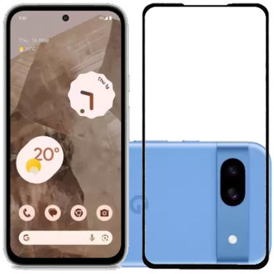 ECMERED Edge To Edge Tempered Glass for Google Pixel 8a, GOOGLE PIXEL 8A, Pixel 8a, PIXEL 8A(Pack of 1)