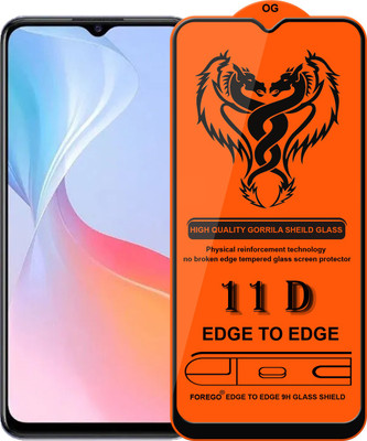 Forgive Edge To Edge Tempered Glass for Vivo Y76 5G(Pack of 1)