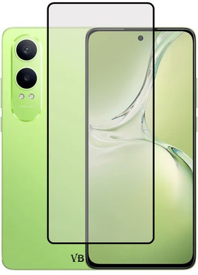VISHRN CASES Edge To Edge Tempered Glass for OnePlus Nord CE 4 Lite 5G(Pack of 1)