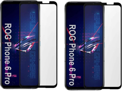 CONNECTPOINT Edge To Edge Tempered Glass for Asus ROG Phone 6 Pro(Pack of 2)