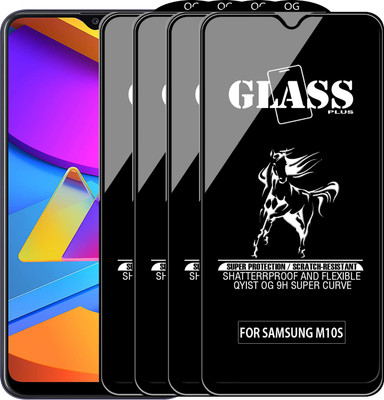 Qyist Edge To Edge Tempered Glass for SAMSUNG GALAXY M10S(Pack of 4)