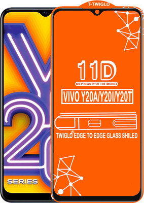 TWIGLO Edge To Edge Tempered Glass for VIVO Y20I(Pack of 1)
