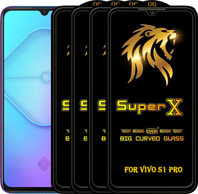 PFOAM Edge To Edge Tempered Glass for VIVO S1 PRO(Pack of 4)