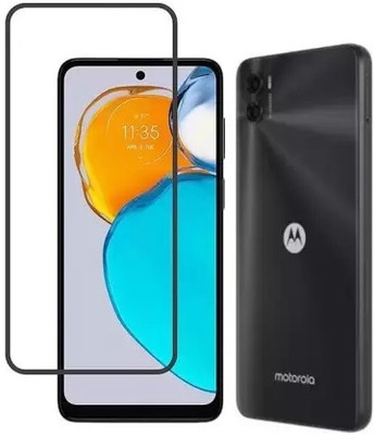 O2MG Edge To Edge Tempered Glass for MOTOROLA e22s, MOTO e22s(Pack of 1)