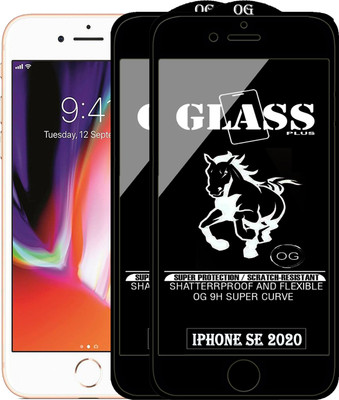 Rofix star Edge To Edge Tempered Glass for APPLE IPHONE SE 2020(Pack of 2)