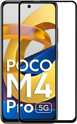iCopertina Edge To Edge Tempered Glass for Poco M4 Pro 5G(Pack of 1)