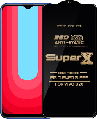 Qyist Edge To Edge Tempered Glass for VIVO U20(Pack of 1)