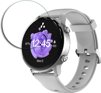 SOMTONE Edge To Edge Tempered Glass for AMBRANE Wise Roam 1.28 INCH SMARTWATCH SCREEN GUARD(Pack of 1)