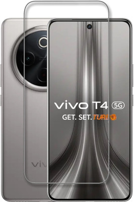 INFINITYWORLD Edge To Edge Tempered Glass for Vivo T4 5G(Pack of 1)