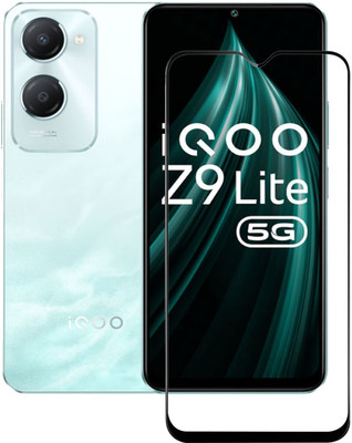 DSCASE Edge To Edge Tempered Glass for iQOO Z9 Lite 5G, iqoo Z9 Lite 5G(Pack of 1)