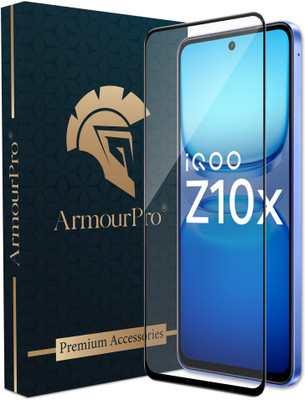 ArmourPro Edge To Edge Tempered Glass for IQOO Z10x, IQOO Z10X 5G, Z10X 5G(Pack of 1)