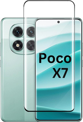 Fablue Edge To Edge Tempered Glass for POCO X7 5G(Pack of 1)