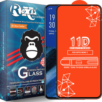 Roxel Edge To Edge Tempered Glass for OPPO Reno 2(Pack of 1)