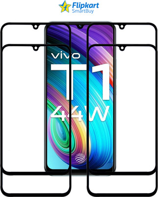 Flipkart SmartBuy Edge To Edge Tempered Glass for VIVO T1 44W(Pack of 4)