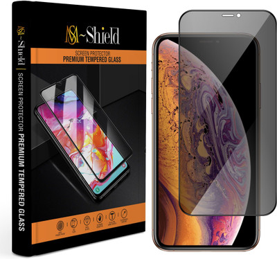 MS-Shield Edge To Edge Tempered Glass for Apple iPhone XS(Pack of 1)