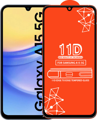 Roxel Edge To Edge Tempered Glass for Samsung Galaxy A15 5G(Pack of 1)