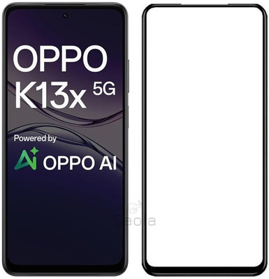 O2MG Edge To Edge Tempered Glass for OPPO K13x 5G(Pack of 1)