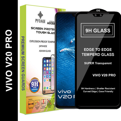 PFOAM Edge To Edge Tempered Glass for VIVO V20 PRO(Pack of 1)