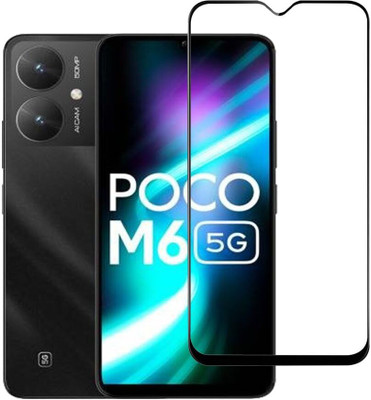 EITANSHA CREATION Edge To Edge Tempered Glass for POCO M6 5G(Pack of 1)
