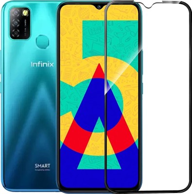 O2MG Edge To Edge Tempered Glass for Infinix Smart 5A(Pack of 1)