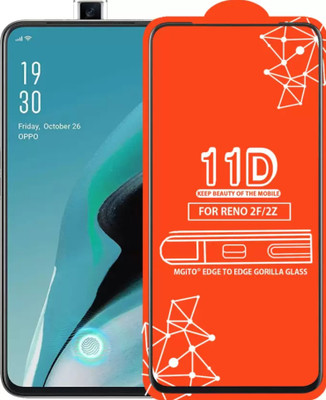 FlipSmartGuard Edge To Edge Tempered Glass for Oppo Reno2 F(Pack of 1)