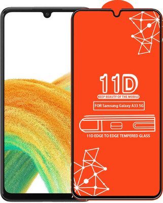 Roxel Edge To Edge Tempered Glass for Samsung Galaxy A33 5G(Pack of 1)