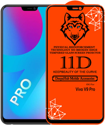 DeepzHub Edge To Edge Tempered Glass for Vivo V9 Pro(Pack of 1)
