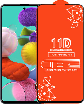Qyist Edge To Edge Tempered Glass for Samsung Galaxy A51(Pack of 1)