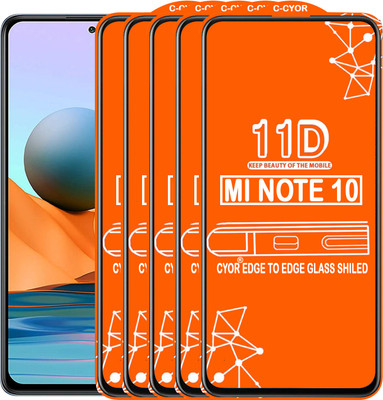 CYOR Edge To Edge Tempered Glass for INFINIX NOTE 8(Pack of 5)