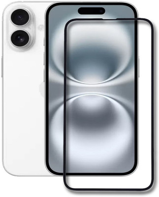 INFINITYWORLD Edge To Edge Tempered Glass for Apple iPhone 16(Pack of 1)