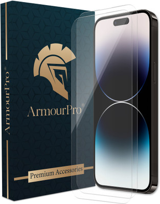 ArmourPro Edge To Edge Tempered Glass for iPhone 14 Pro Max, Apple iPhone 14 Pro Max(Pack of 2)