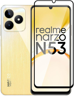 MD SmartBuy Edge To Edge Tempered Glass for Realme C51, Realme C53, Realme Narzo N53(Pack of 1)