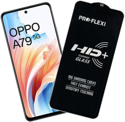 SM Styles Edge To Edge Tempered Glass for Oppo A79 5G(Pack of 1)