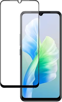 TELESHIELD Edge To Edge Tempered Glass for Mi Redmi A3x glass, 9H Hardness, Edge to Edge, ESD Quality, Anti Static(Pack of 1)