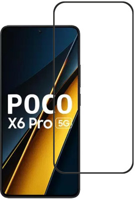 SPRITZEN Edge To Edge Tempered Glass for Poco X6 Pro 5G(Pack of 1)