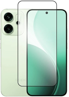 FwellT Edge To Edge Tempered Glass for Oppo Reno 14F 5G(Pack of 1)
