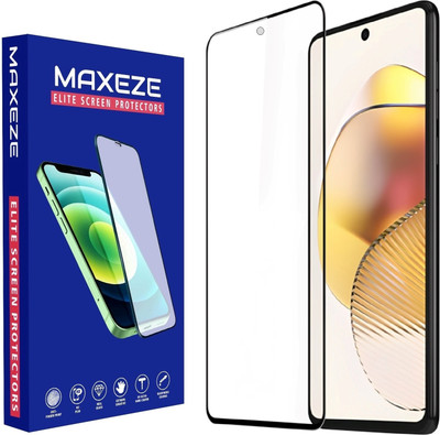 MAXEZE Edge To Edge Tempered Glass for Infinix Hot 50 5G(Pack of 1)