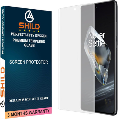 shild Edge To Edge Tempered Glass for Oneplus 12(Pack of 1)
