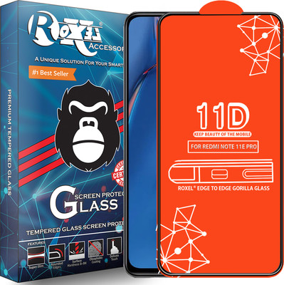 Roxel Edge To Edge Tempered Glass for Redmi Note 11E Pro 5G(Pack of 1)