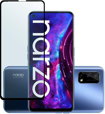enaya mart Edge To Edge Tempered Glass for REALME NARZO 30/30 PRO(Pack of 1)