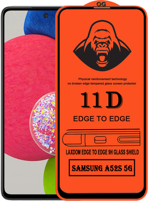 Laxdom Edge To Edge Tempered Glass for SAMSUNG GALAXY A52S 5G(Pack of 1)